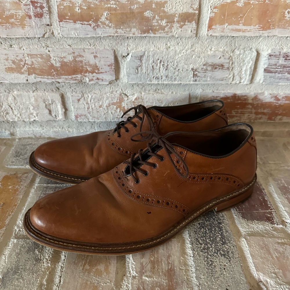 Men’s Aston Grey Dress Shoes.